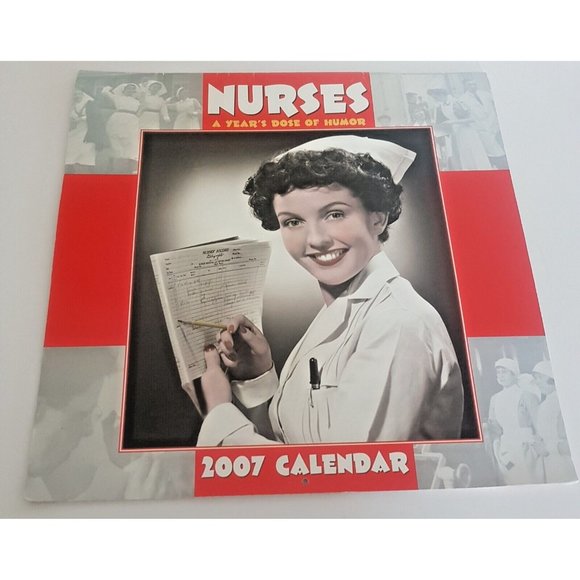 2007 NURSES Calendar Andrews Mcmeel Publishing RARE A Year's Dose of Humor - Picture 11 of 11